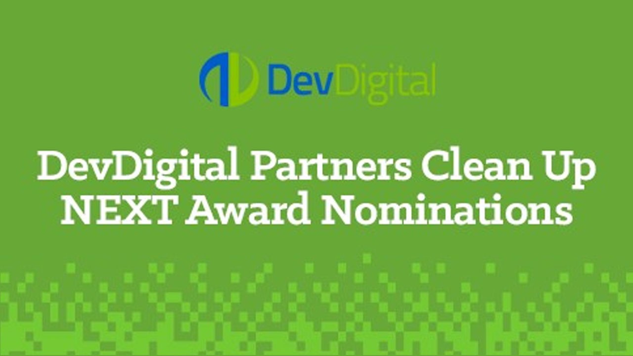 DevDigital Partners Clean Up NEXT Award Nominations